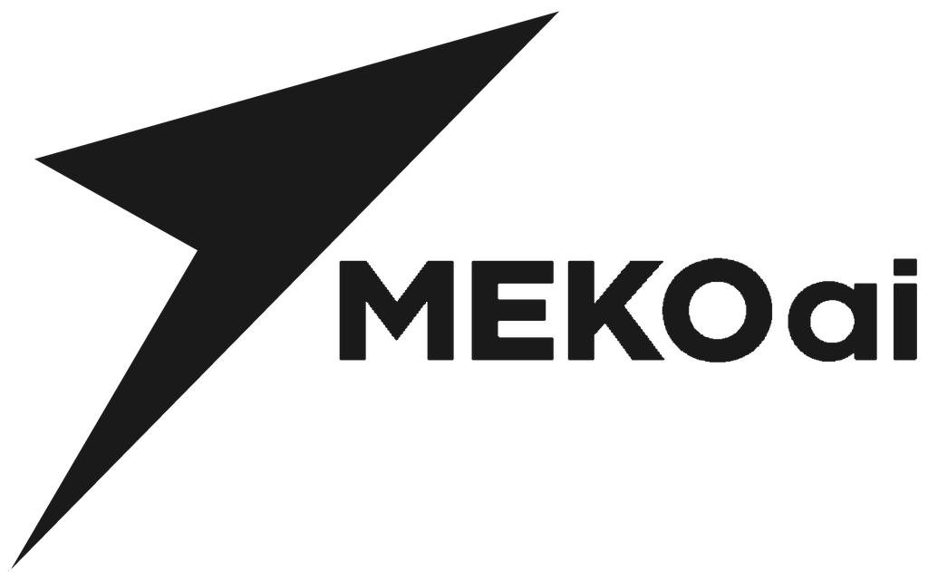 Логотип MEKOai, чёрный